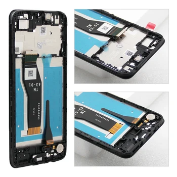 Экран для Motorola Moto E13 ЖК-дисплей Сенсорный экран дигитайзер с рамкой в сборе для замены экрана Moto E13 4