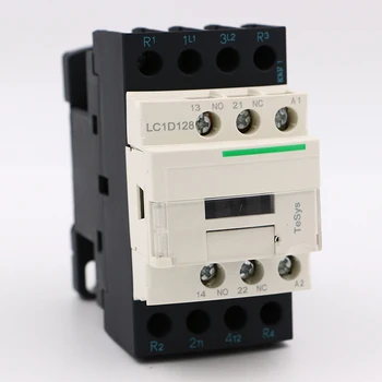 Электрический магнитный контактор переменного тока LC1D128M7 4P 2NO + 2NC LC1-D128M7 25A 220V катушка переменного тока