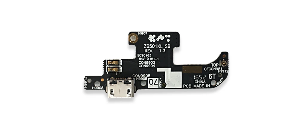 Подлинная Док-станция для Зарядного Устройства Micro USB Для Asus Zenfone Live ZB501KL USB-Разъем для Зарядки с Заменой платы микрофонного разъема 2