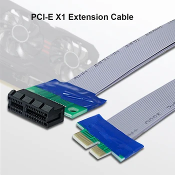 15 см PCIe 1X-1X Удлинительный Кабель Гибкий PCIE PCI Express Riser Card Extender для Звуковой Карты/Сетевой Карты/Графической Карты