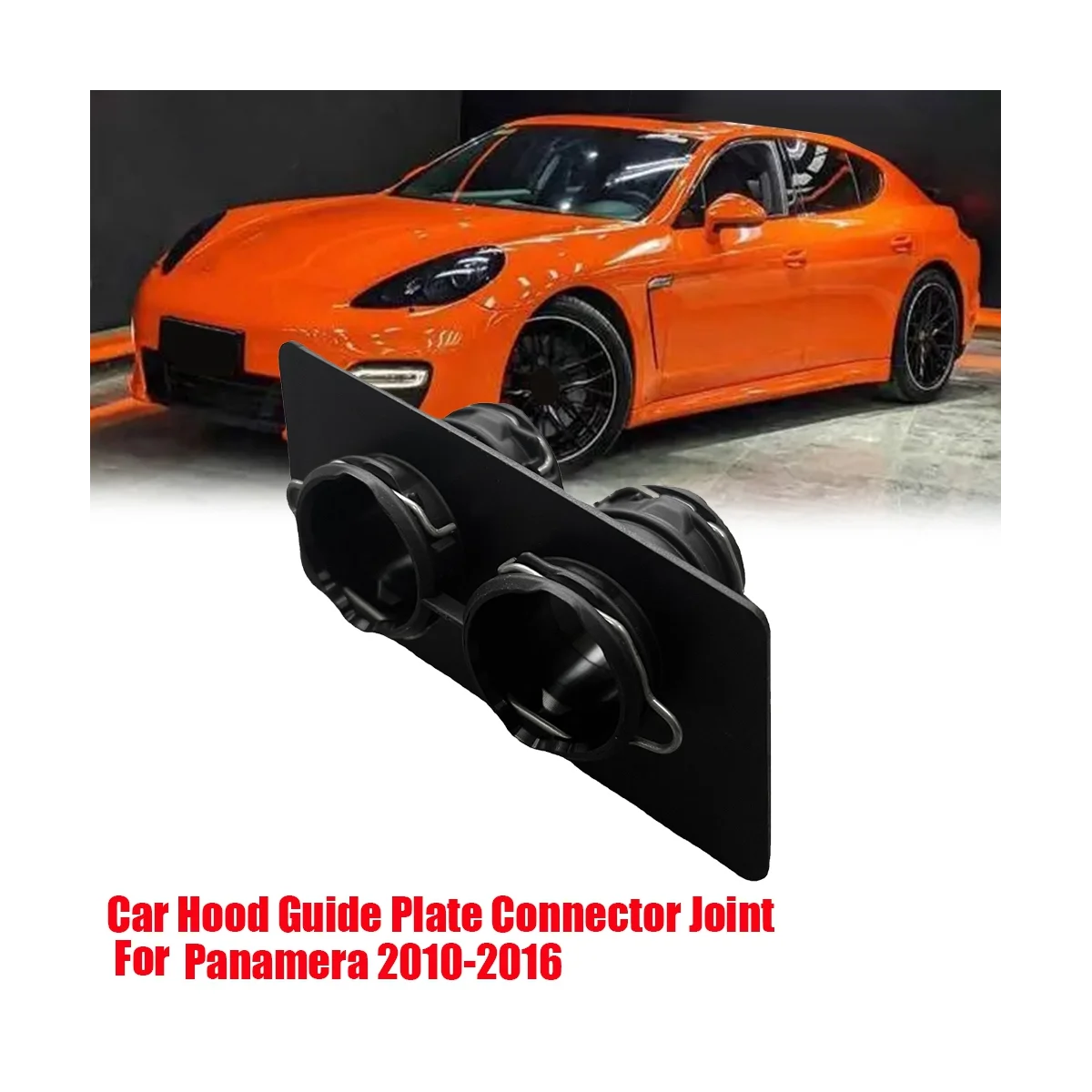 Соединительный Патрубок Сливной Раковины Автомобиля Porsche Panamera 2010-2016 97057241501 97057241502 Шарнир Кронштейна Направляющей Пластины Капота 1