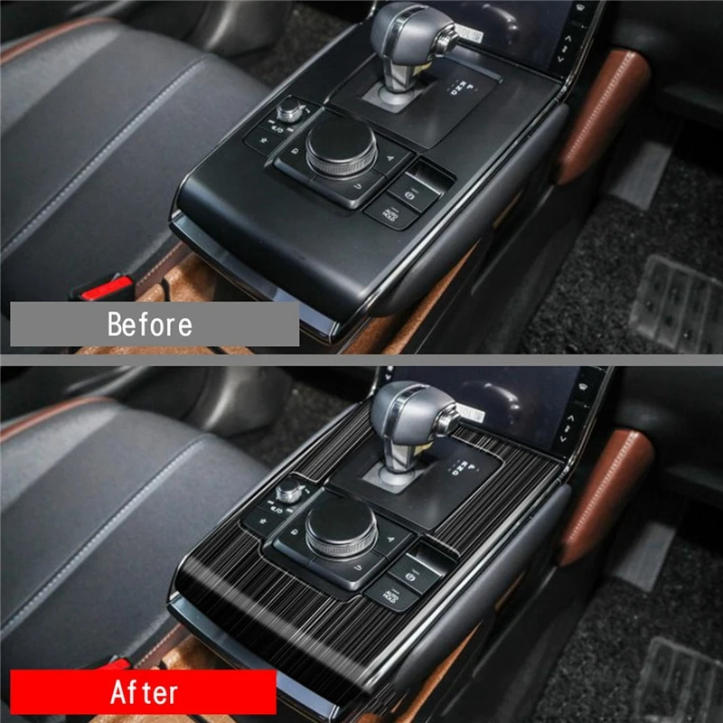 Для 2022 Mazda MX30 MX-30 автомобиля Центральная панель управления панелью управления Наклейка Модификация интерьера 4