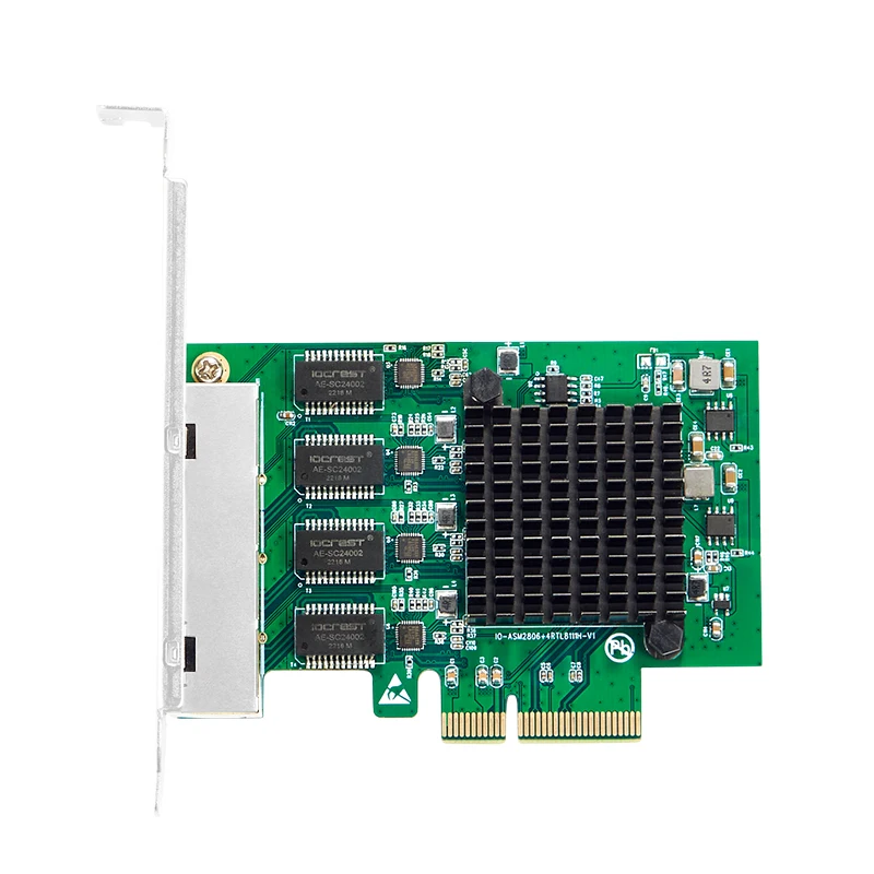 PCI Express 10/100/1000 Мбит/с Сетевая Карта Quad Gigabit Ethernet Адаптер Локальной Сети RJ45 NIC Realtek RTL8111H для Lenovo M720Q M920X P330 1