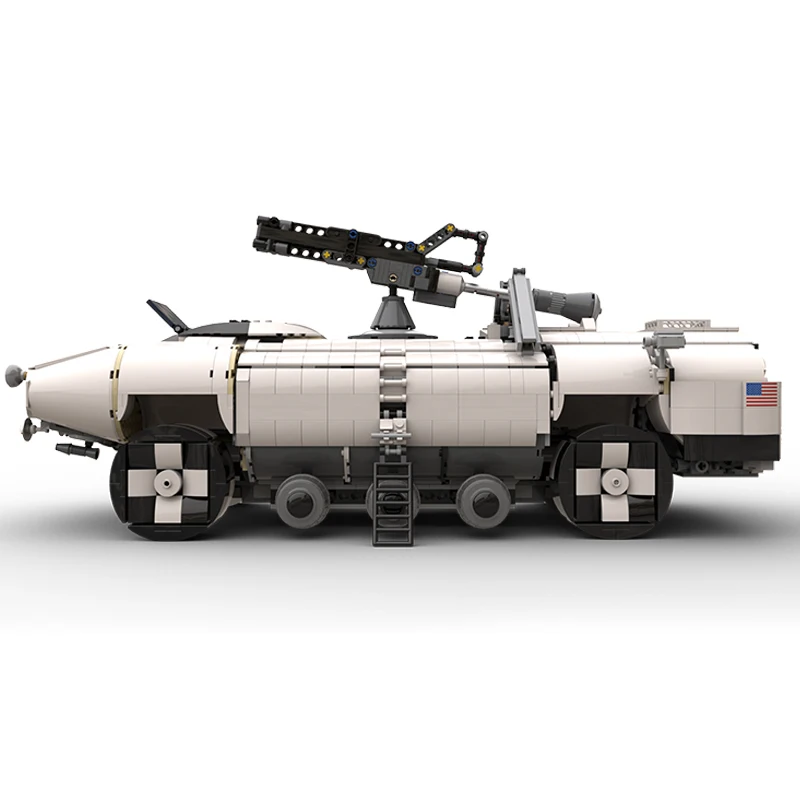 Строительные блоки Moc Авиационная модель Космический Лунный танк Технические кирпичи для сборки своими руками Строительные игрушки для детей и праздничные подарки 1