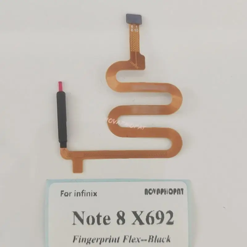 Для Infinix Note 8 X692 Гибкая Кнопка Включения Выключения питания с отпечатком пальца Home Control Ключ Разблокировки Гибкий кабель Датчика 1