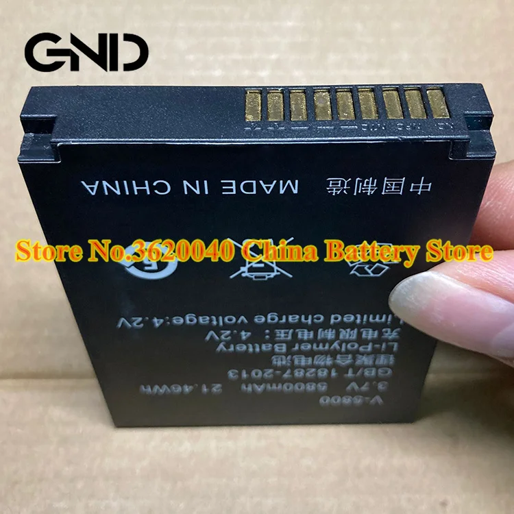 GND 3,7V 5800mAh 21,46 Втч Сменный аккумулятор V-5800 для внешнего внешнего мобильного телефона V-5800 новый литий-ионный аккумулятор bateria Li-Polymer Battery 2