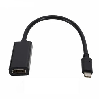 HDMI-совместимый конвертер 4K для женщин в Type C, 10 Гбит / с, кабель-адаптер для HDTV, USB