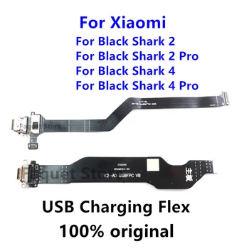 Гибкий кабель с разъемом USB для зарядки для Xiaomi Black Shark 2 3 4 5 4Pro, Запасные части для гибкого кабеля для зарядки