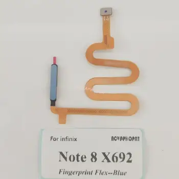 Для Infinix Note 8 X692 Гибкая Кнопка Включения Выключения питания с отпечатком пальца Home Control Ключ Разблокировки Гибкий кабель Датчика 3