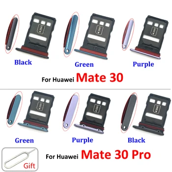 Новый адаптер-держатель лотка для SIM-карты, Аксессуары для мобильного телефона Huawei Mate 30 Pro, Sim-карта + Pin-код