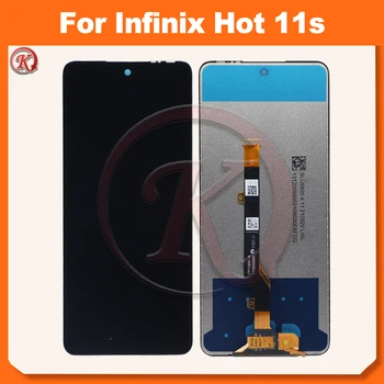 Оригинальный Дисплей Для Infinix Hot 11S ЖК-дисплей Сенсорный Экран Для Infinix Hot 11S ЖК-дисплей Дигитайзер Запасные Части
