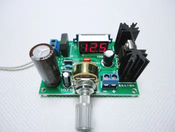 Светодиодный дисплей LM317 Регулируемый регулятор напряжения Понижающий модуль переменного/постоянного тока до 5 В 12 В 2