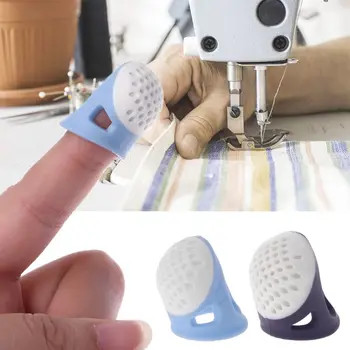 Силиконовые иглы для шитья, защита для пальцев, аксессуары для рукоделия своими руками